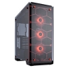 Gehäuse CORSAIR Midi Crystal 570X RGB RED (Tempered Glass)