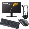 Monitor, Tastatur, Maus, Headset Bundle Midi